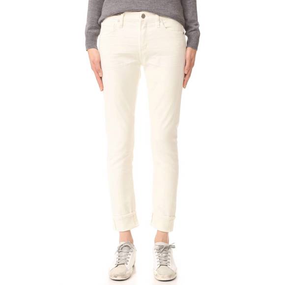 CITIZENS OF HUMANITY Denim - NEW CITIZENS OF HUMANITY jazmin ankle cuffed slim straight jean in natural